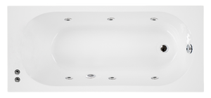 Bañera hidromasaje Optima blanco 160x70x70 cm