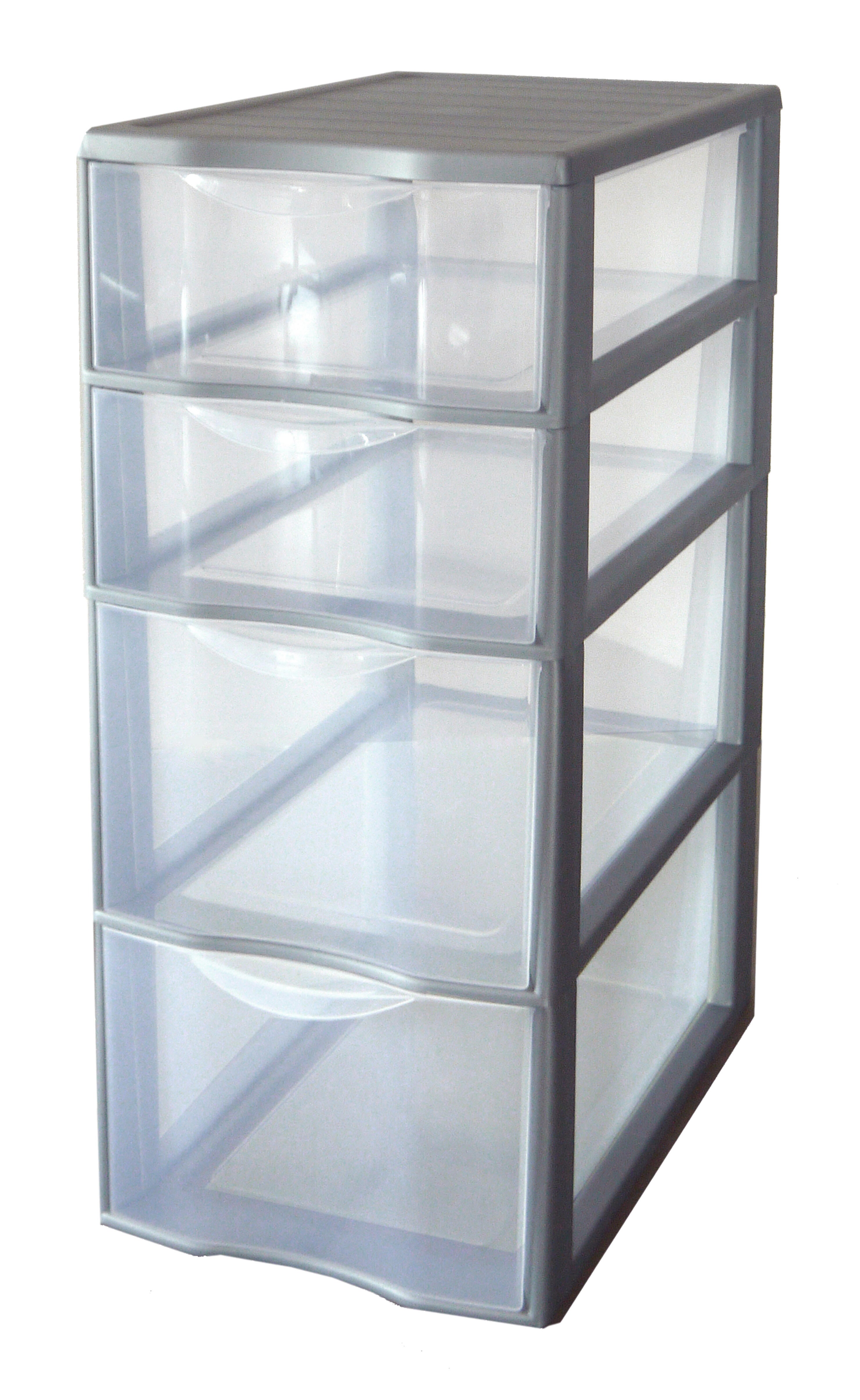 Organizador de tornillos de plástico con 3 cajones de 17.0x18.0x21.0 cm