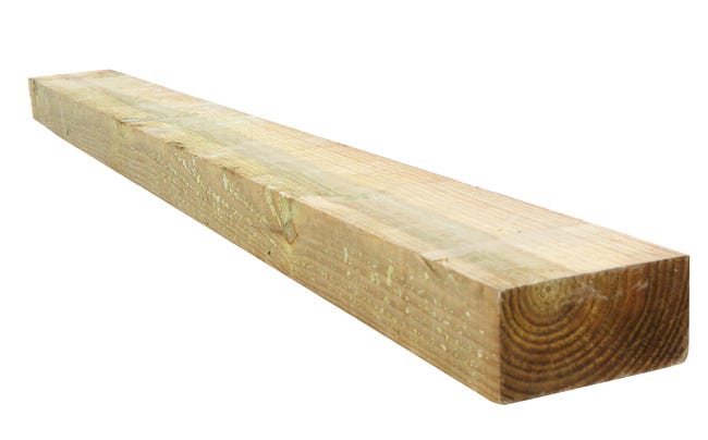 Fiesta Obligar lobo Traviesa de madera de pino tratada para exterior 10x20x205 cm | Leroy Merlin