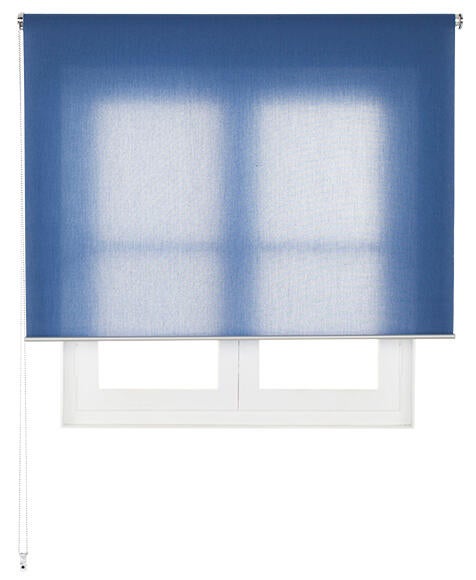 Estor enrollable translúcido miranda azul de 154x250cm