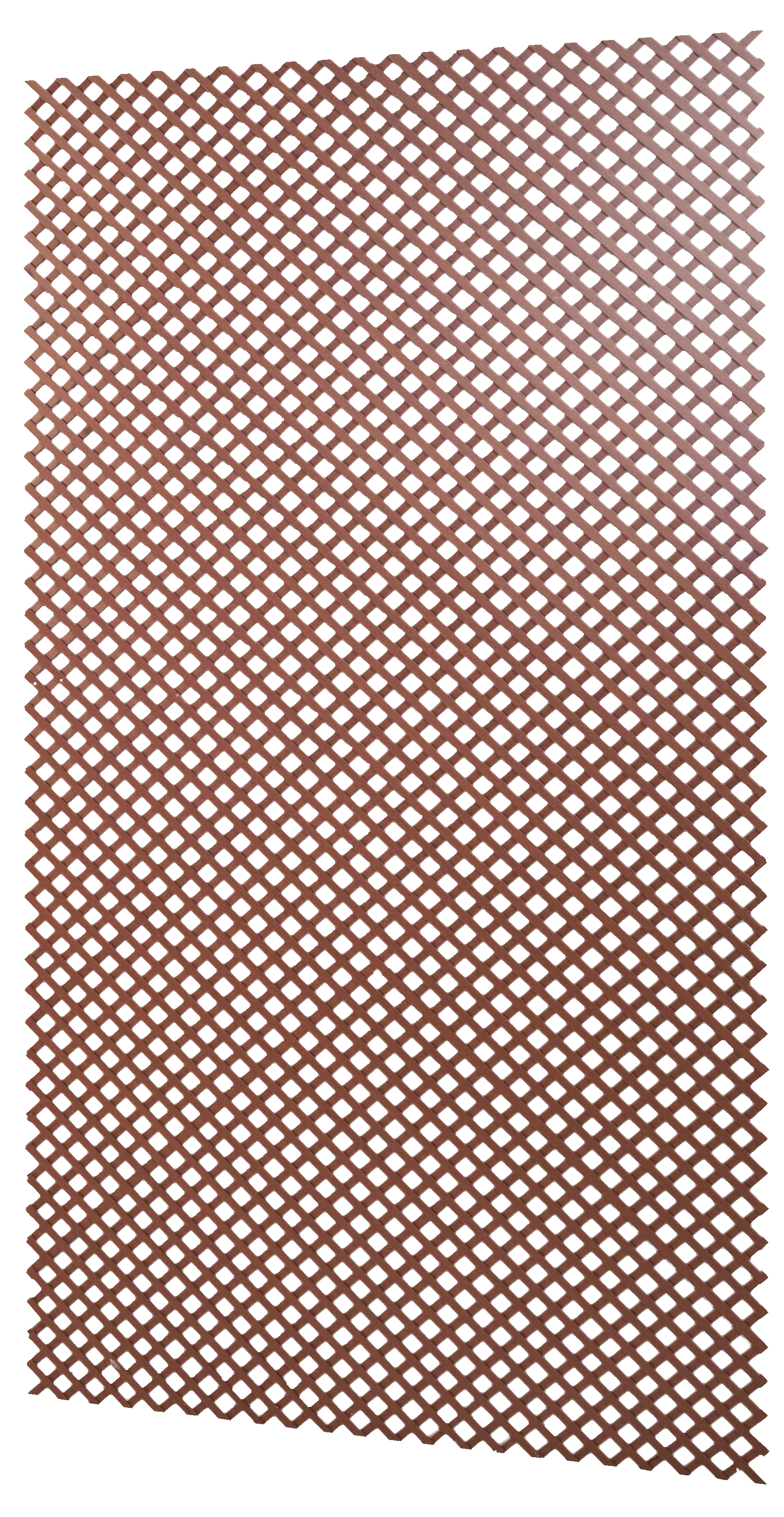 Celosía fija de composite de resina y madera marrón claro 100 x 200 cm