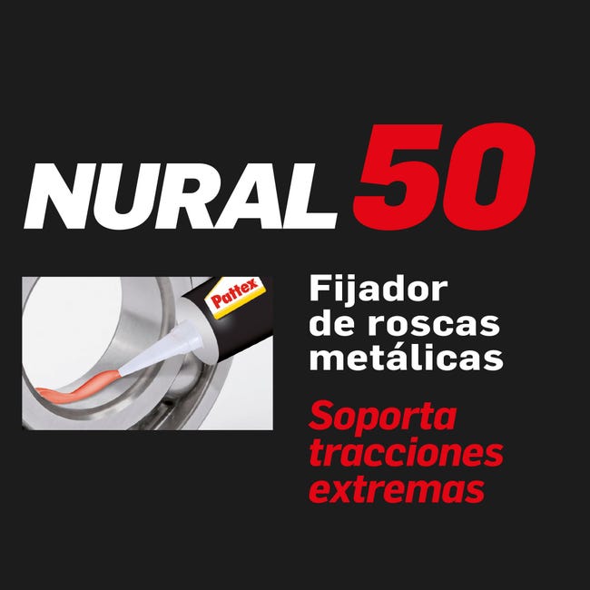 Fijador Tornillos Roscas Metálicas Nural 50