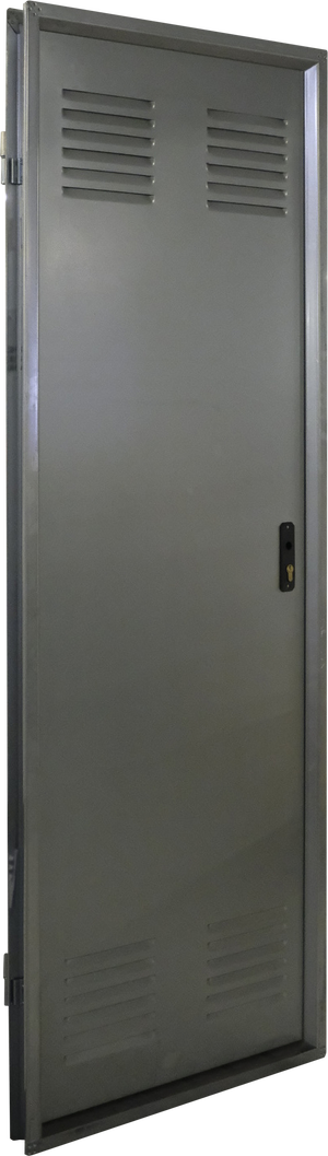 Puerta de trastero galvanizada 92x202 cm. Puerta blindada.