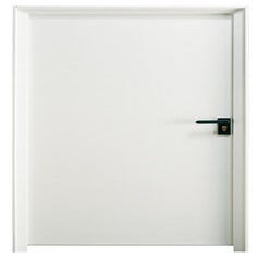 Puerta de trastero apertura izquierda blanco de 200x79 cm