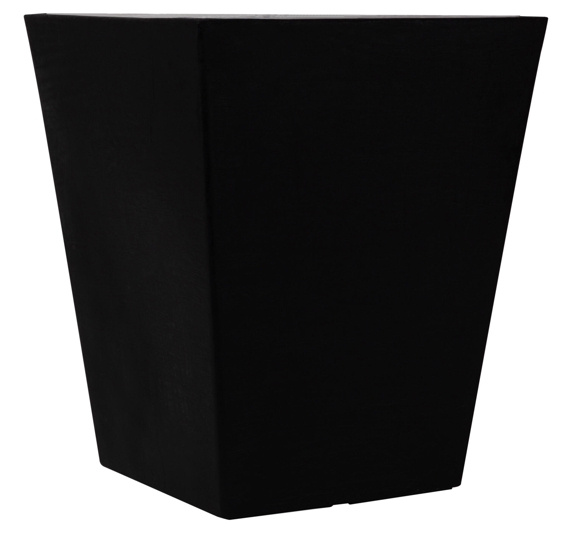 Maceta de polietileno calendula negro 52x52 cm