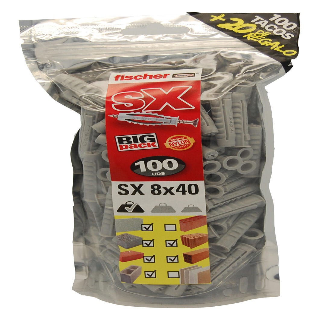 fischer Taco de expansión SX Plus 8 x 65