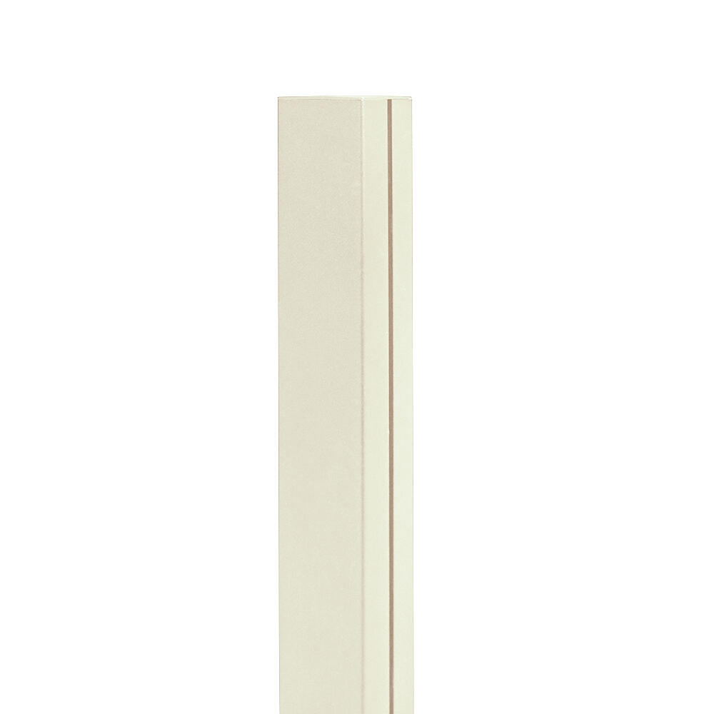 Poste de aluminio para panel mosaic blanco 6x6x120 cm