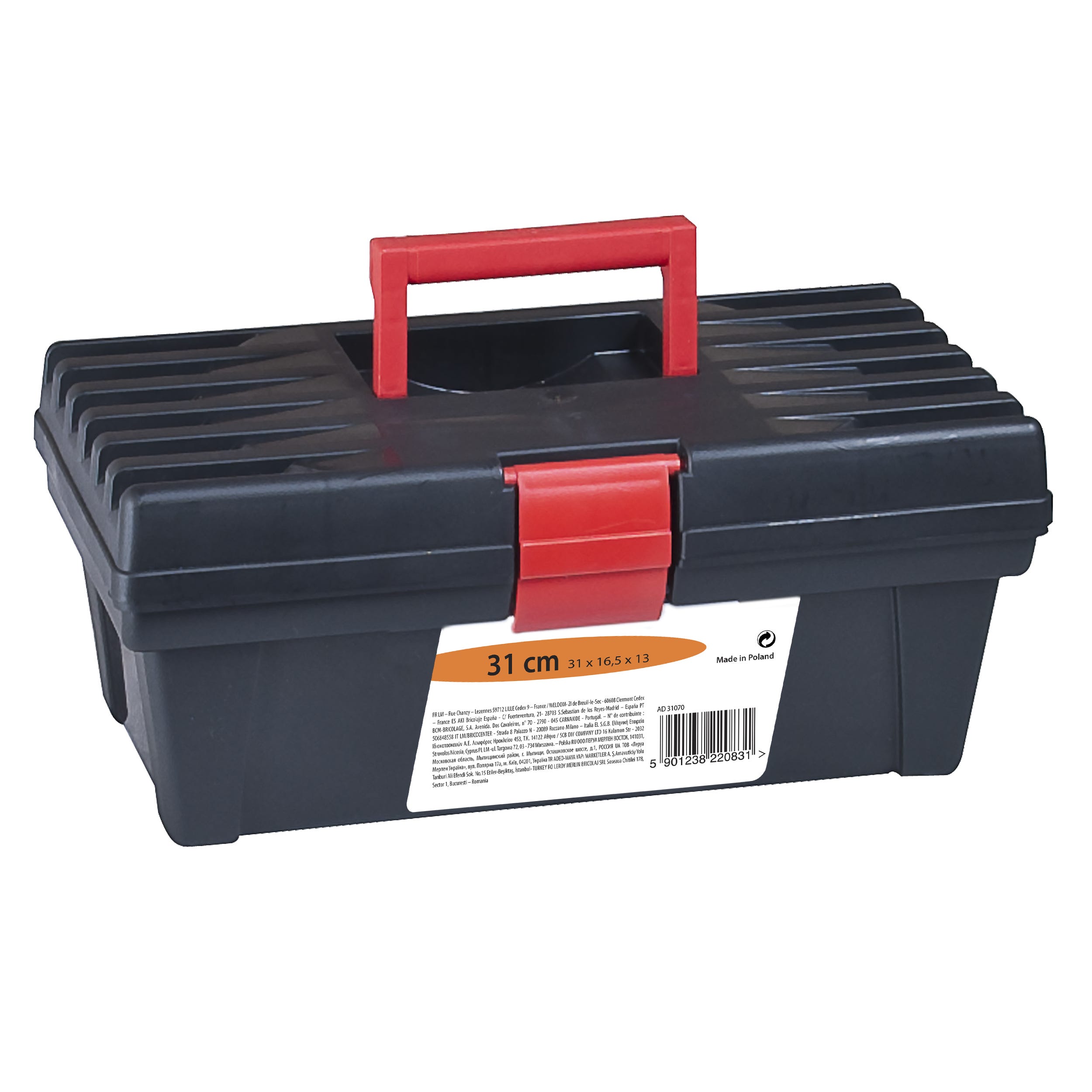 Caja de herramientas Basic 31 Cm con capacidad de 4.5 litros