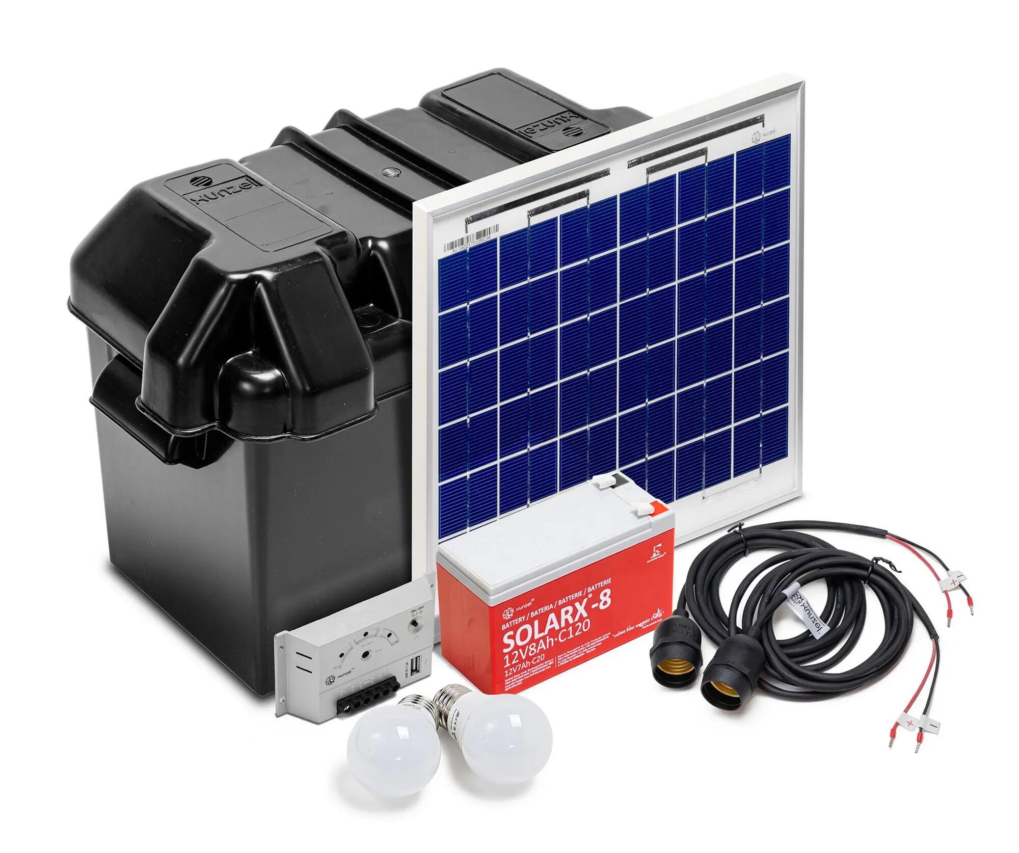Kit solar de iluminación led de alta eficiencia solarlife-xunzel-15i