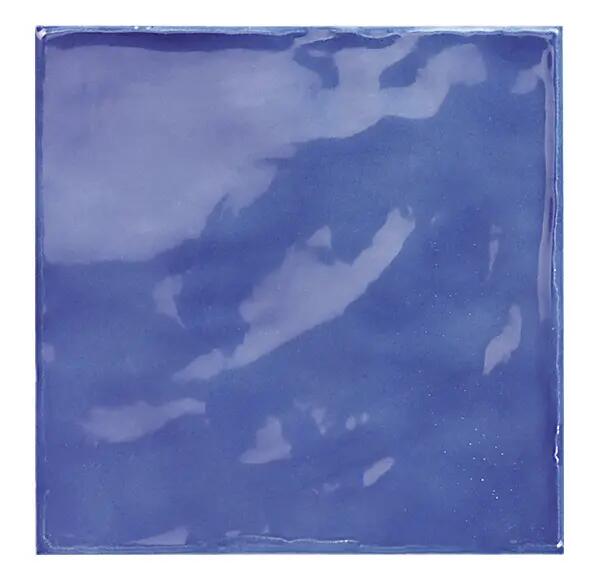 Azulejo cerámico vitta efecto zellige azul 20x20 cm