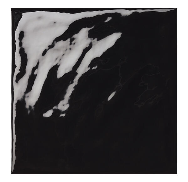 Azulejo efecto zellige negro brillante 20x20 cm vitta