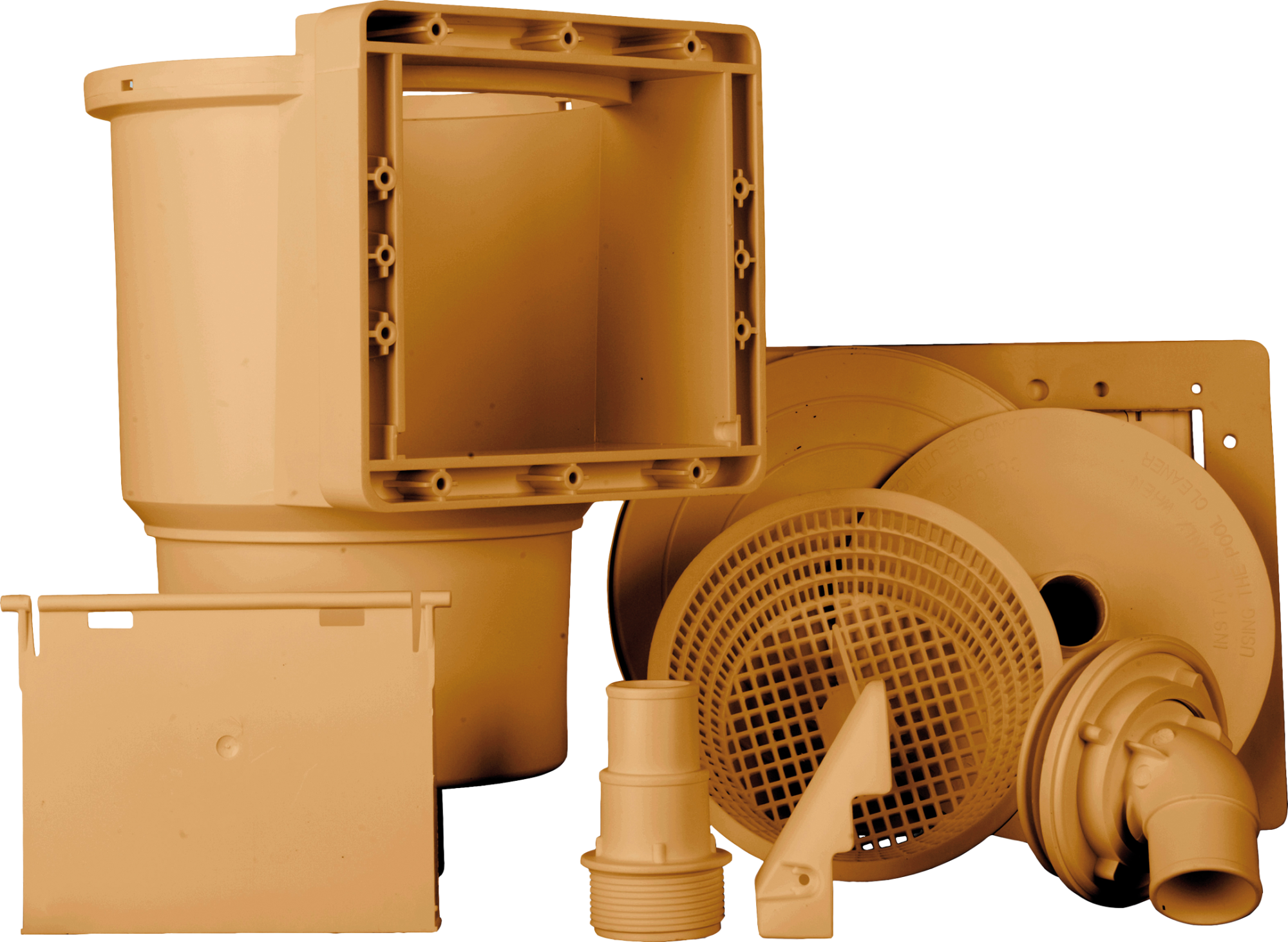 Skimmer Para Piscinas Elevadas De Acero De Pvc 31X21.5Cm