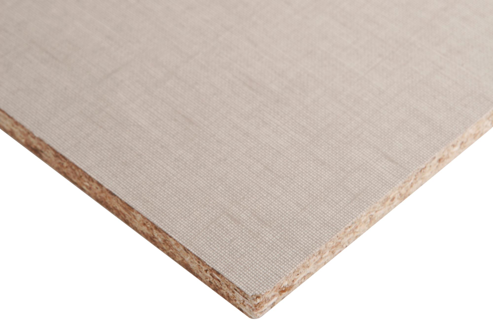 Tablero aglomerado de melamina lino cancún de 122x244x1 cm (anchoxaltoxgrosor) de la marca Sin marca