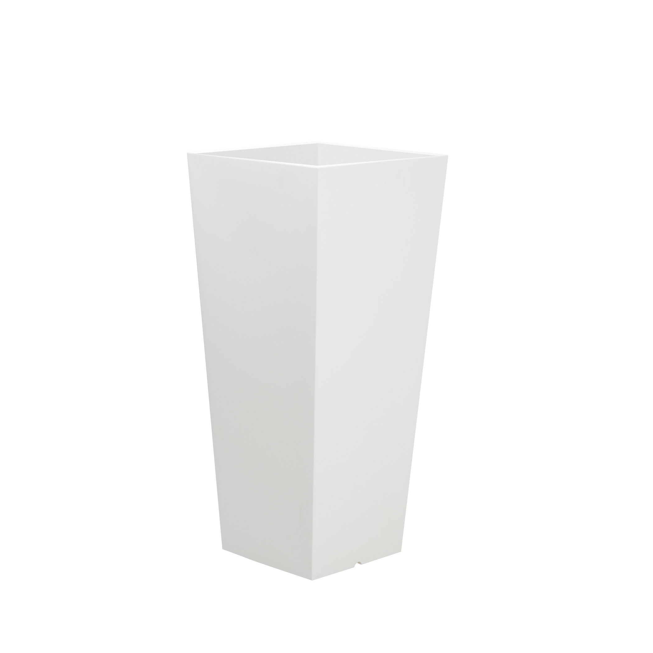 Maceta de polietileno de alta densidad newgarden blanco 26x58 cm