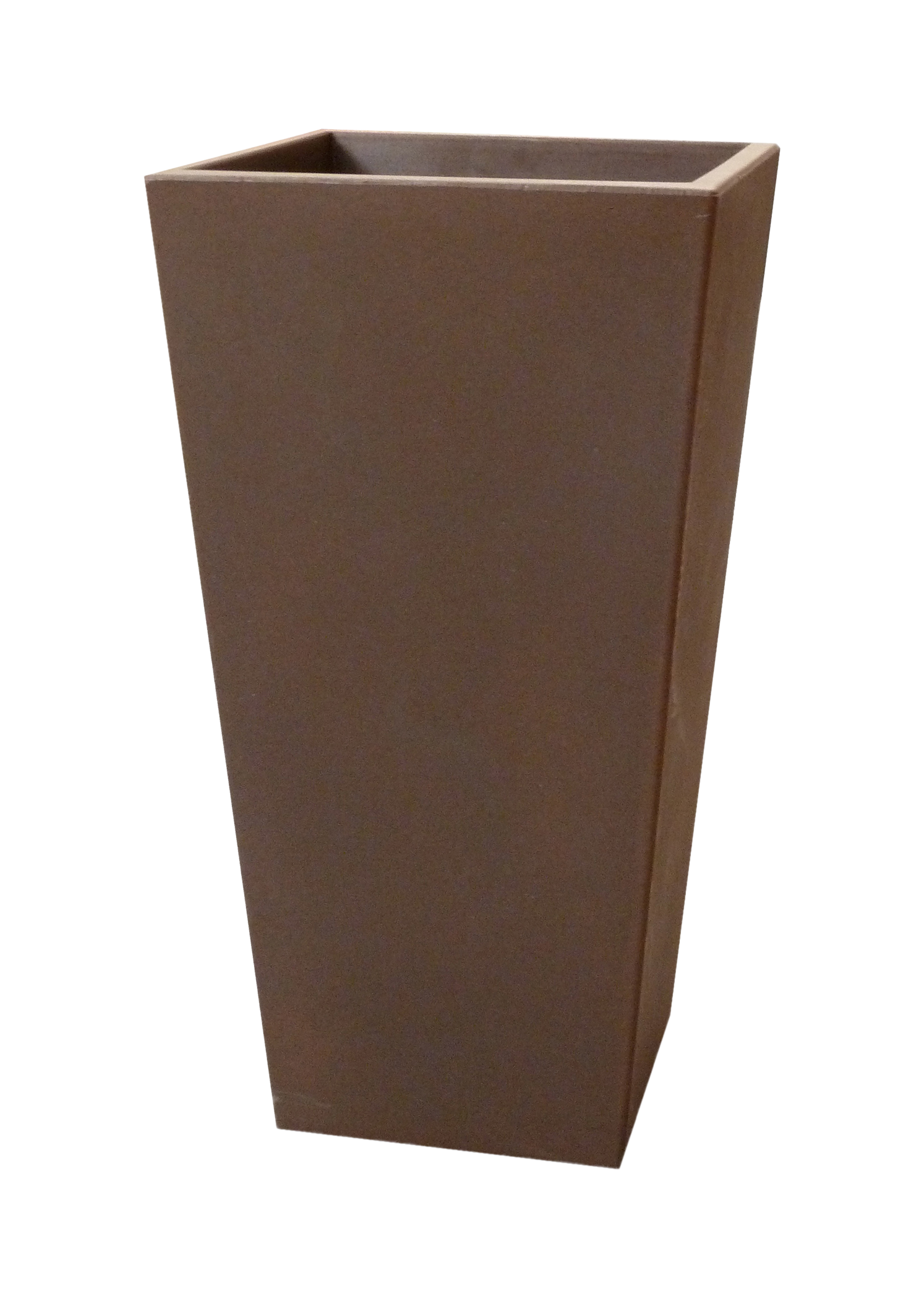 Maceta de polietileno de alta densidad newgarden marrón 26x58 cm