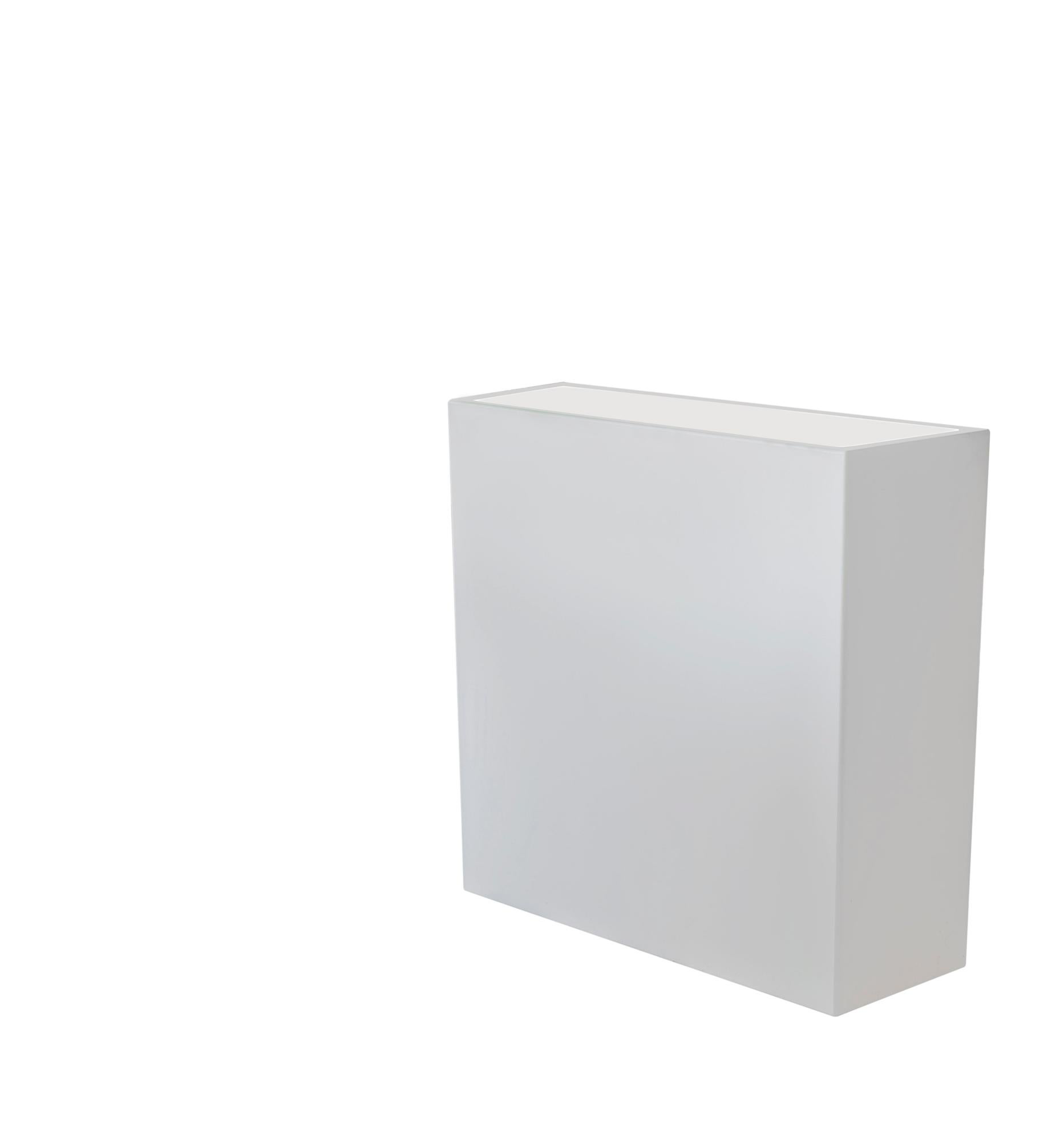 Maceta de polietileno de alta densidad newgarden blanco 80x80 cm de la marca NEWGARDEN Maceta de polietileno de alta densidad newgarden blanco 80x80 cm de la marca NEWGARDEN