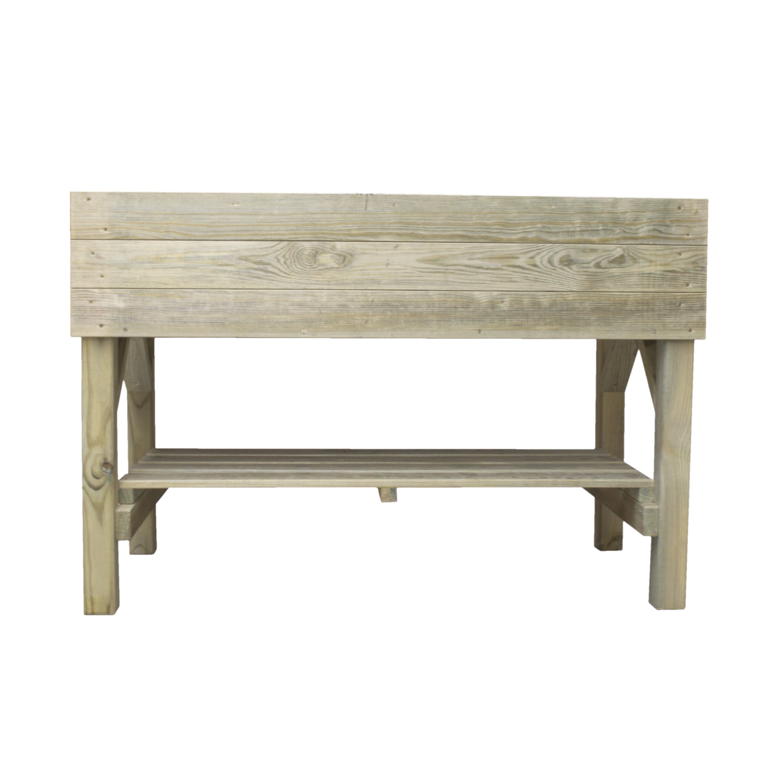 Huerto urbano de madera fsc 80x120x60 cm