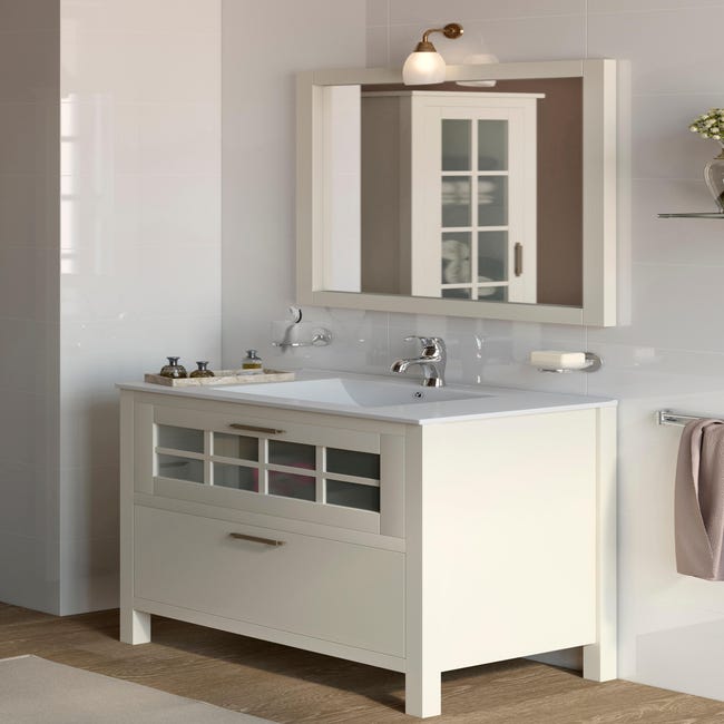 Mueble de baño Nizza blanco 80 x 45 cm | Leroy