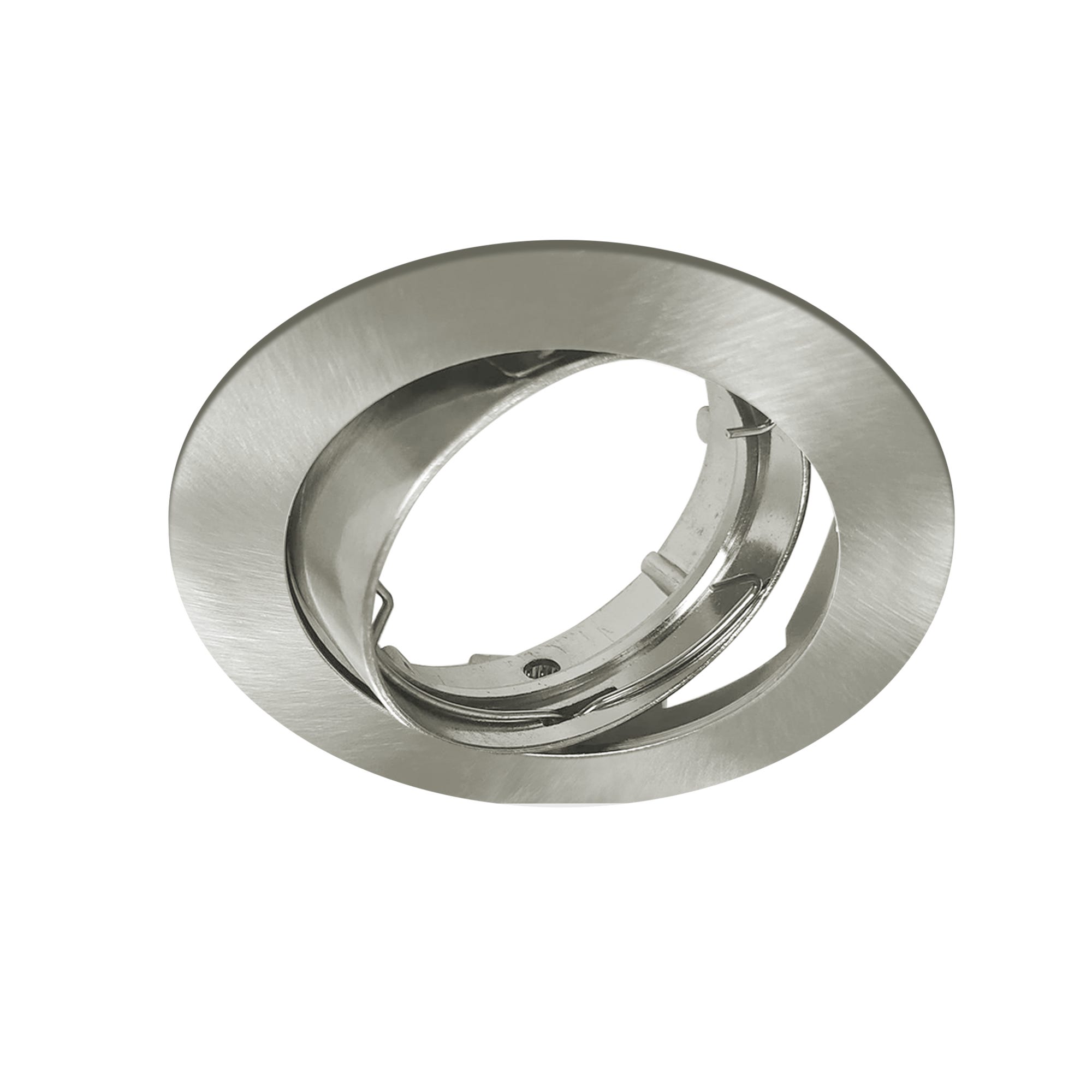 Aro para foco empotrable INSPIRE Clane redondo n quel Leroy Merlin