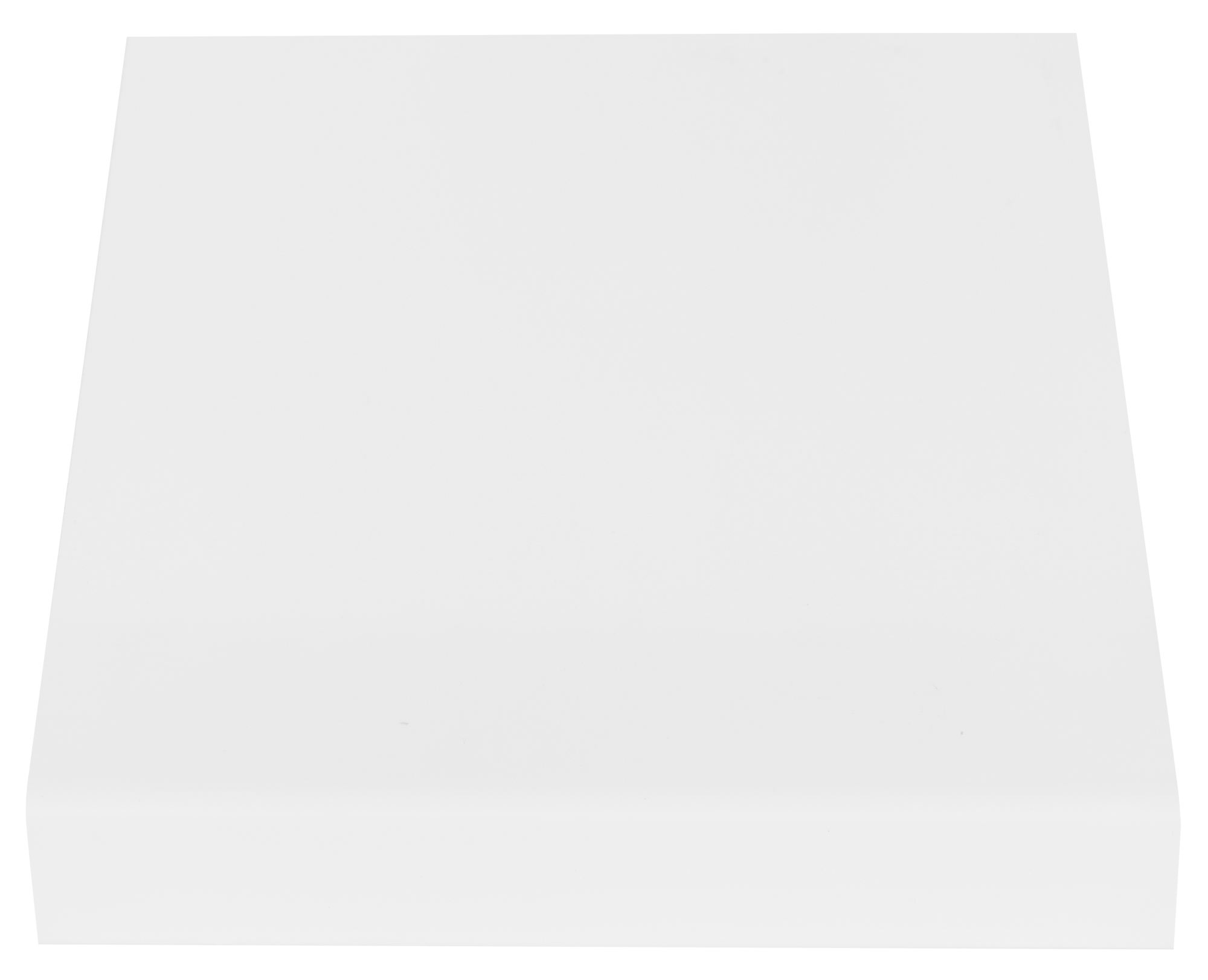 Encimera de cocina laminada blanco mate 240x63 cm espesor 30mm