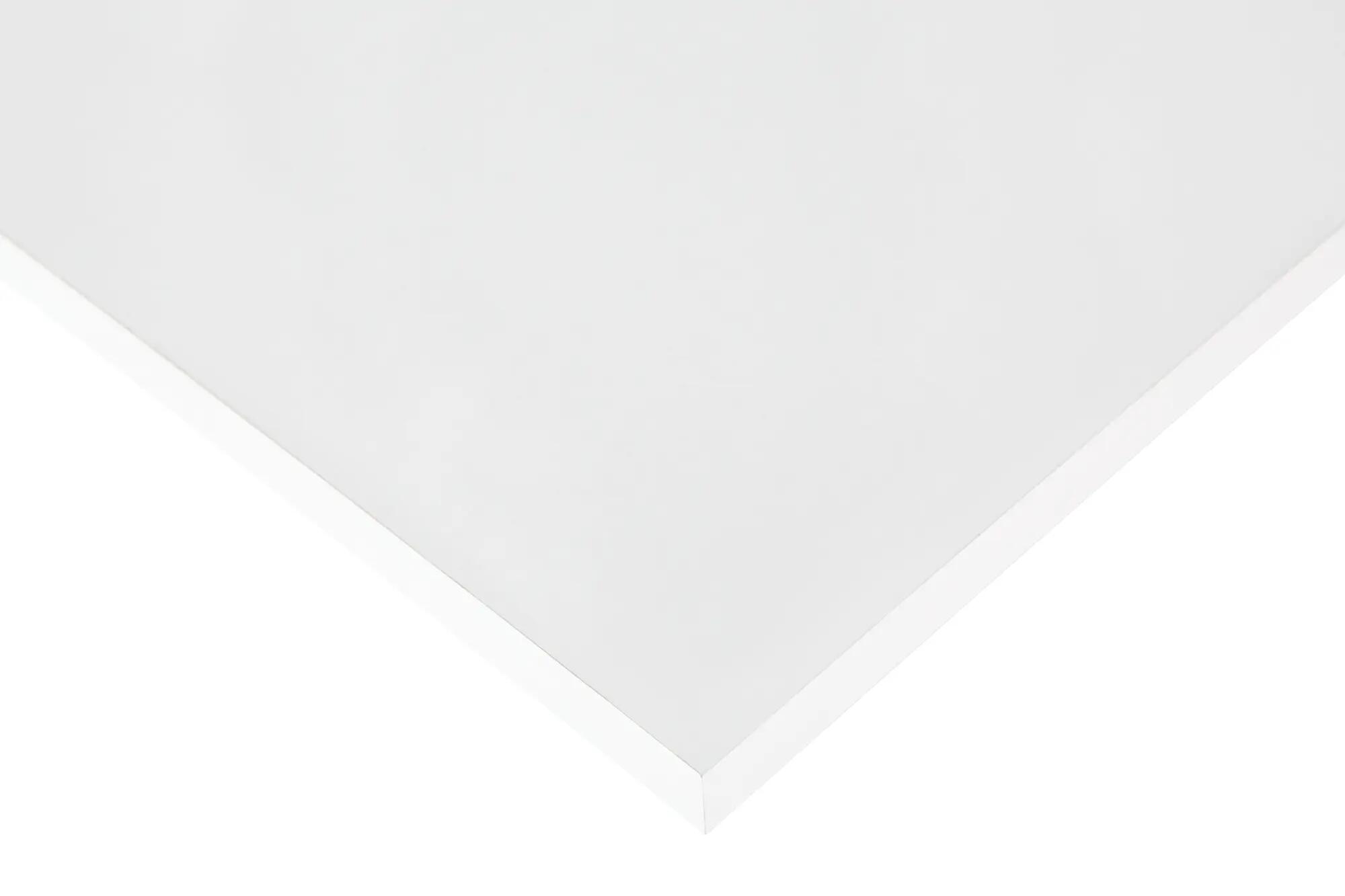 Tablero aglomerado blanco de 4 cantos de 79,7x120x1,6 cm (anchoxaltoxgrosor)