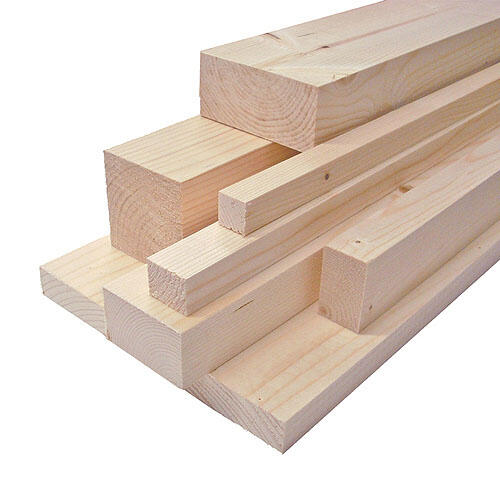 Listones y tablas de madera : Listón Flandes tratado y cepillado 9,5x2,1cm