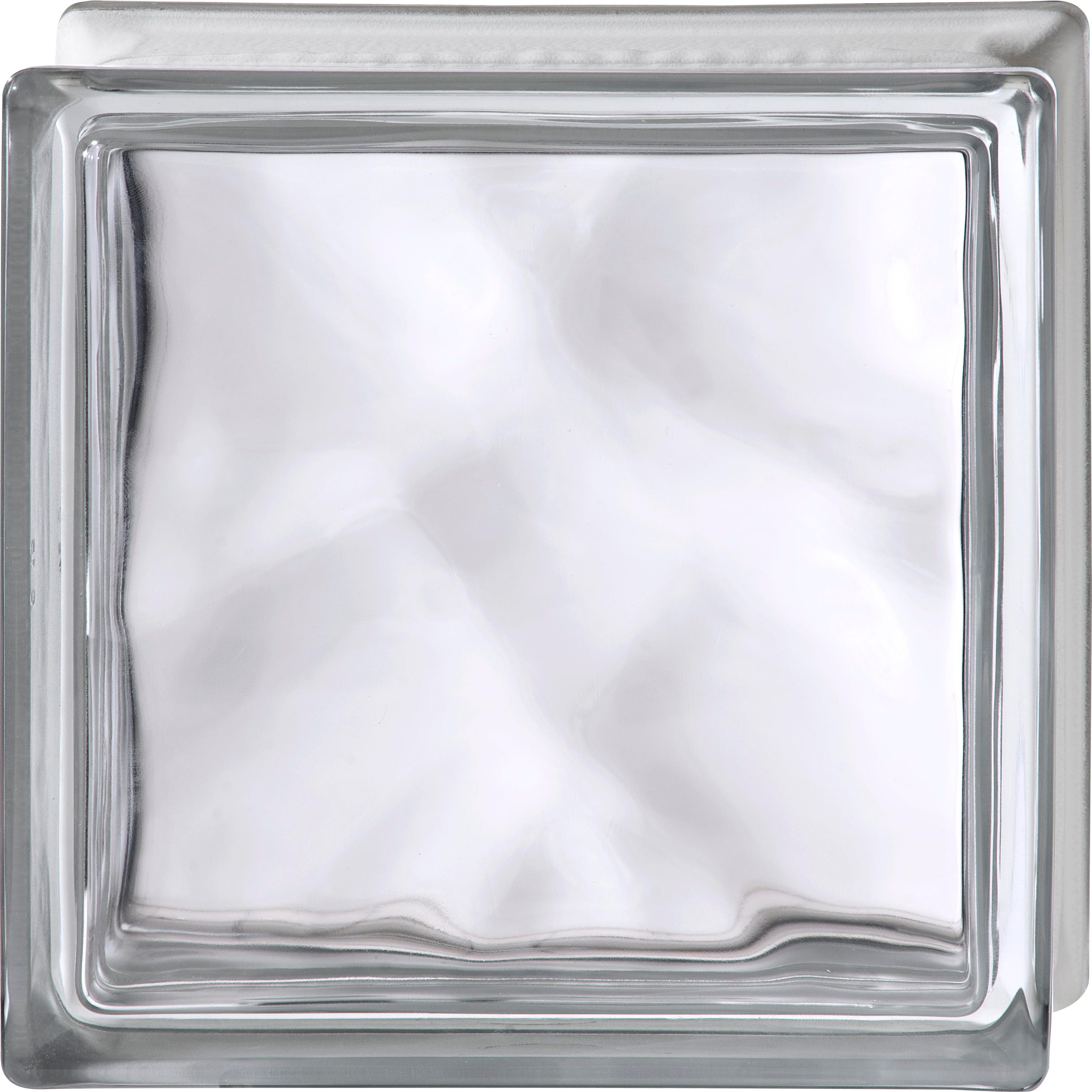 Bloque de vidrio Cuadriculado 19 x 19 cm