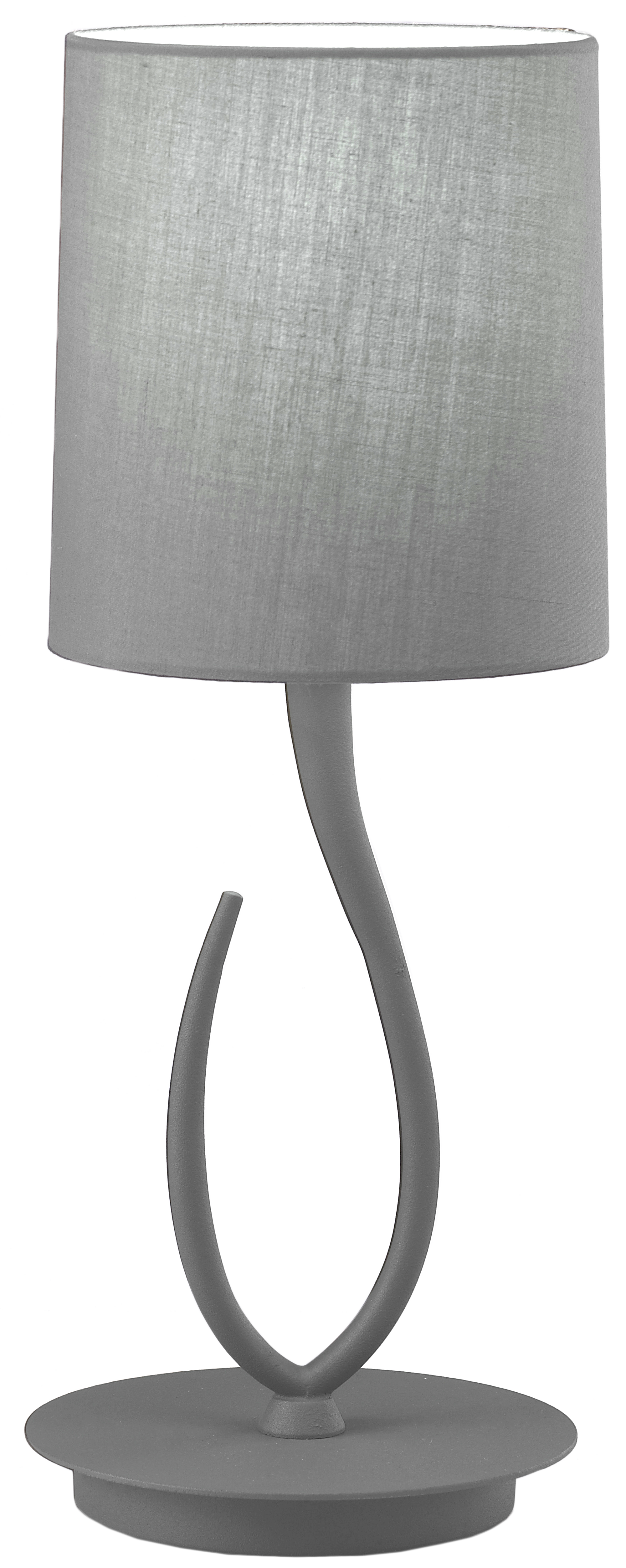 Lámpara de mesa lua gris