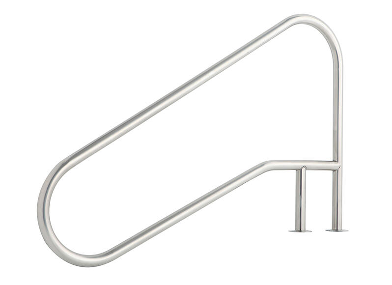 Barandilla qp para piscina tipo f con pletina 136 cm de la marca QP