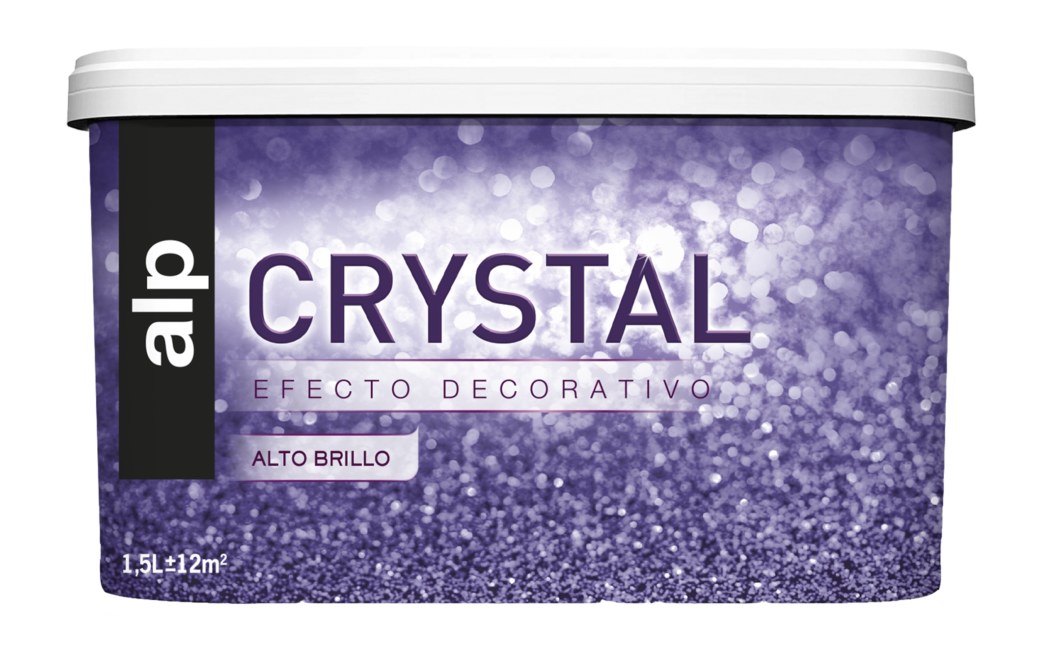 Pintura decorativa alp efecto crystal púrpura 1,5l