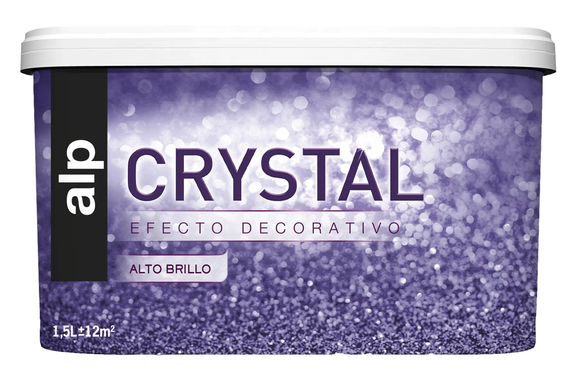 Pintura decorativa ALP Efecto crystal blanco 1,5L