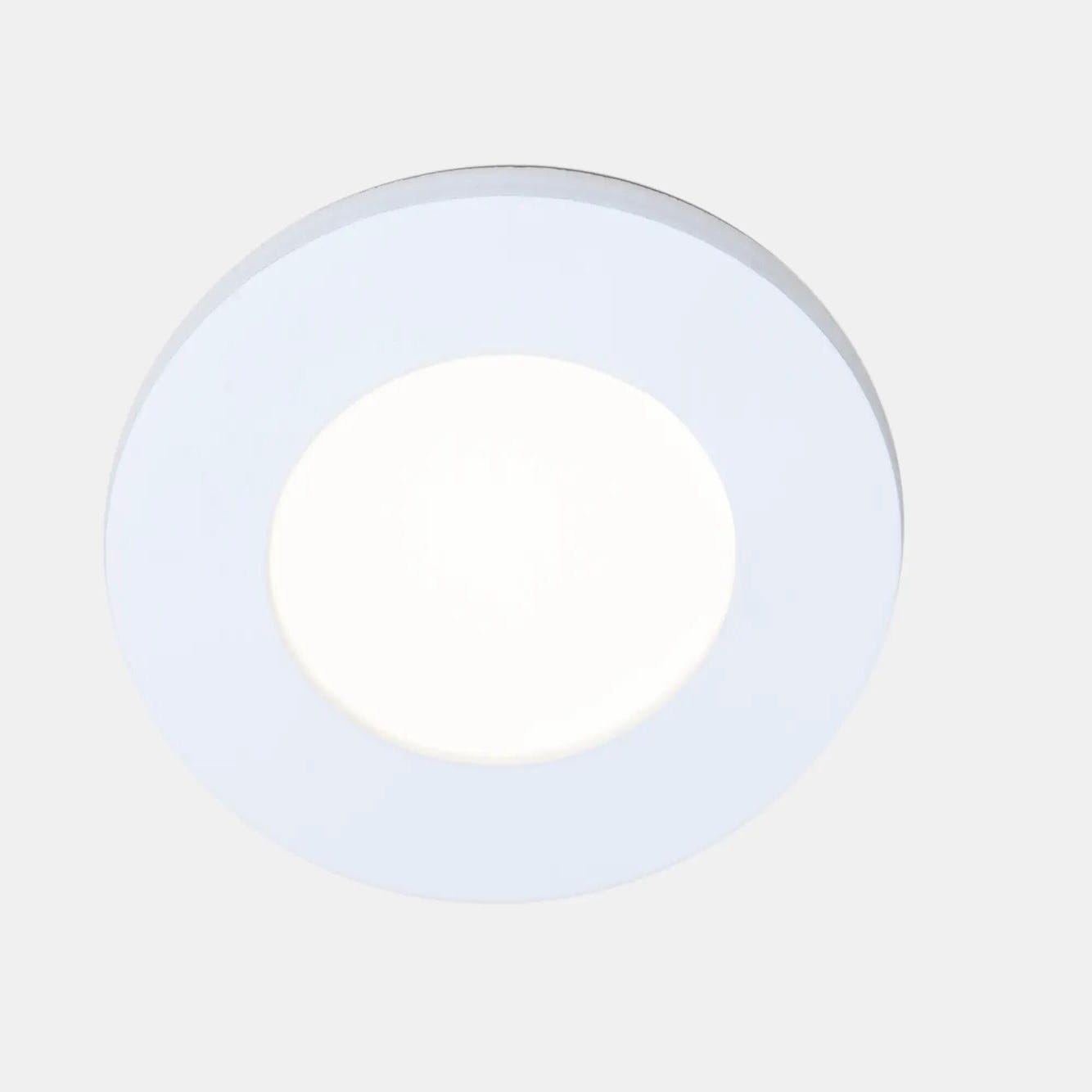 Foco LED techo empotrable luz cálida regulable 4,5W 350LM UGR<19 CRI95 -  Blanco