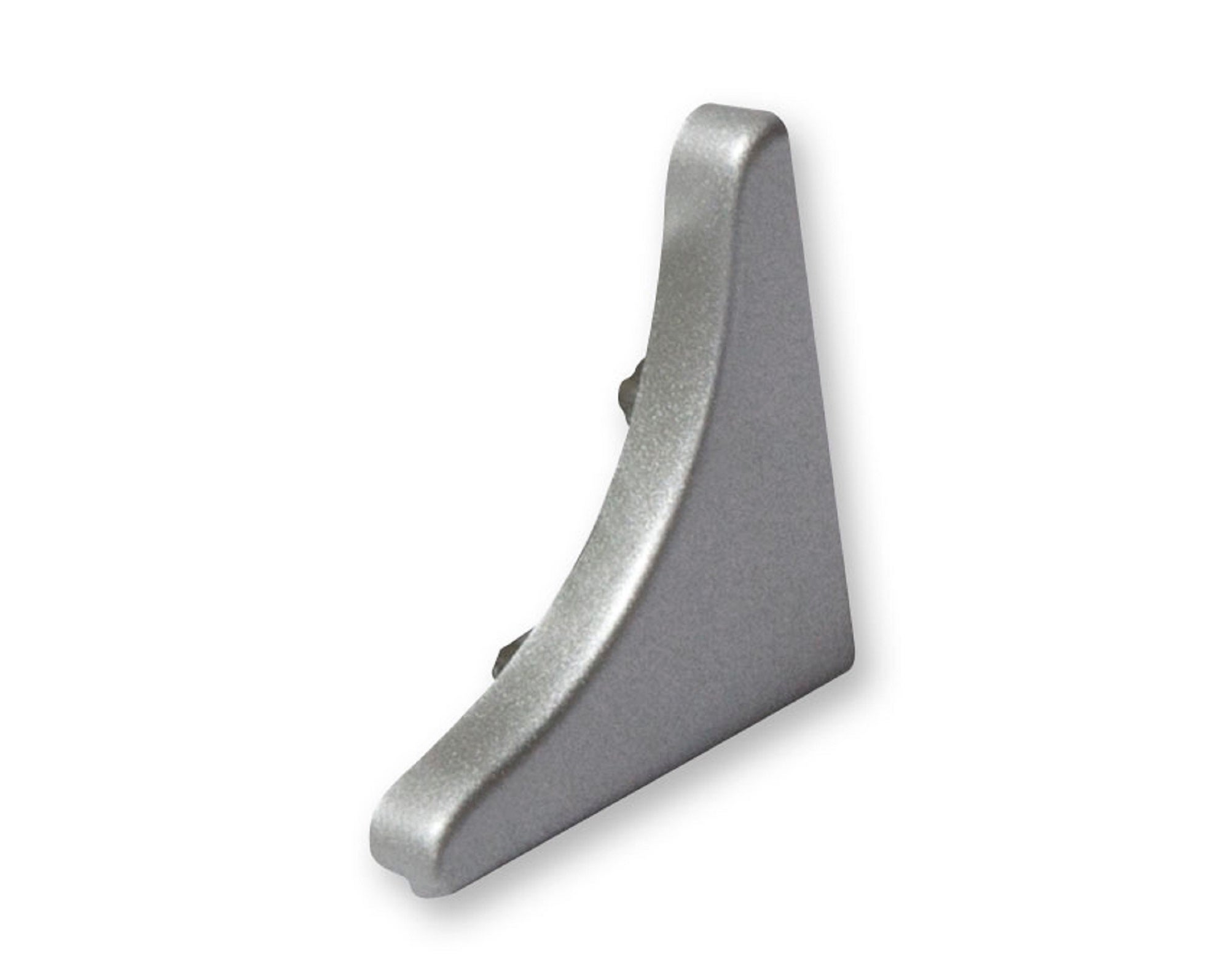 Tapa de copete delinia cóncavo para cocina color plata mate