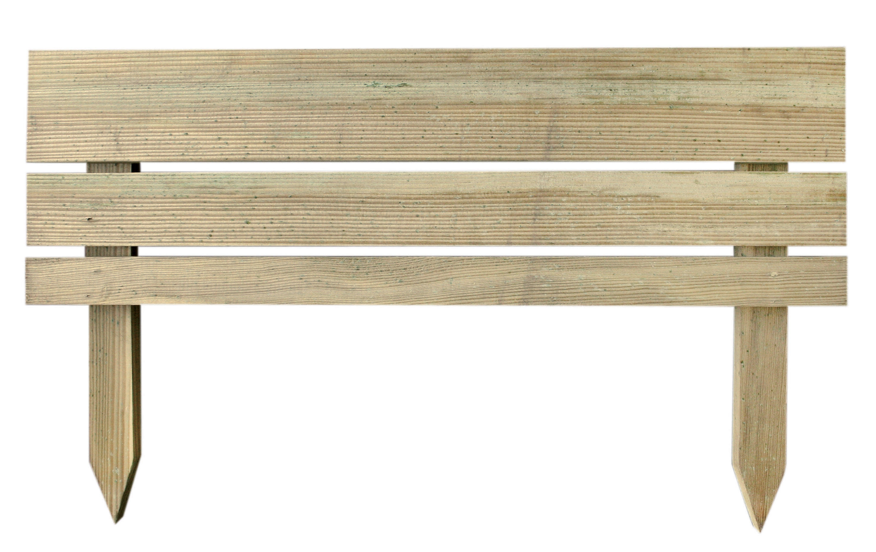Bordura recta nova de madera 30x80 cm