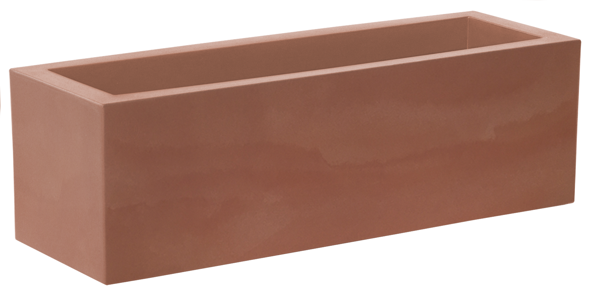 Maceta de polietileno jara marrón 60x20 cm