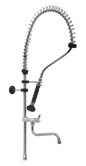 Grifo de cocina a pedal ducha prelavado cromado Leroy Merlin