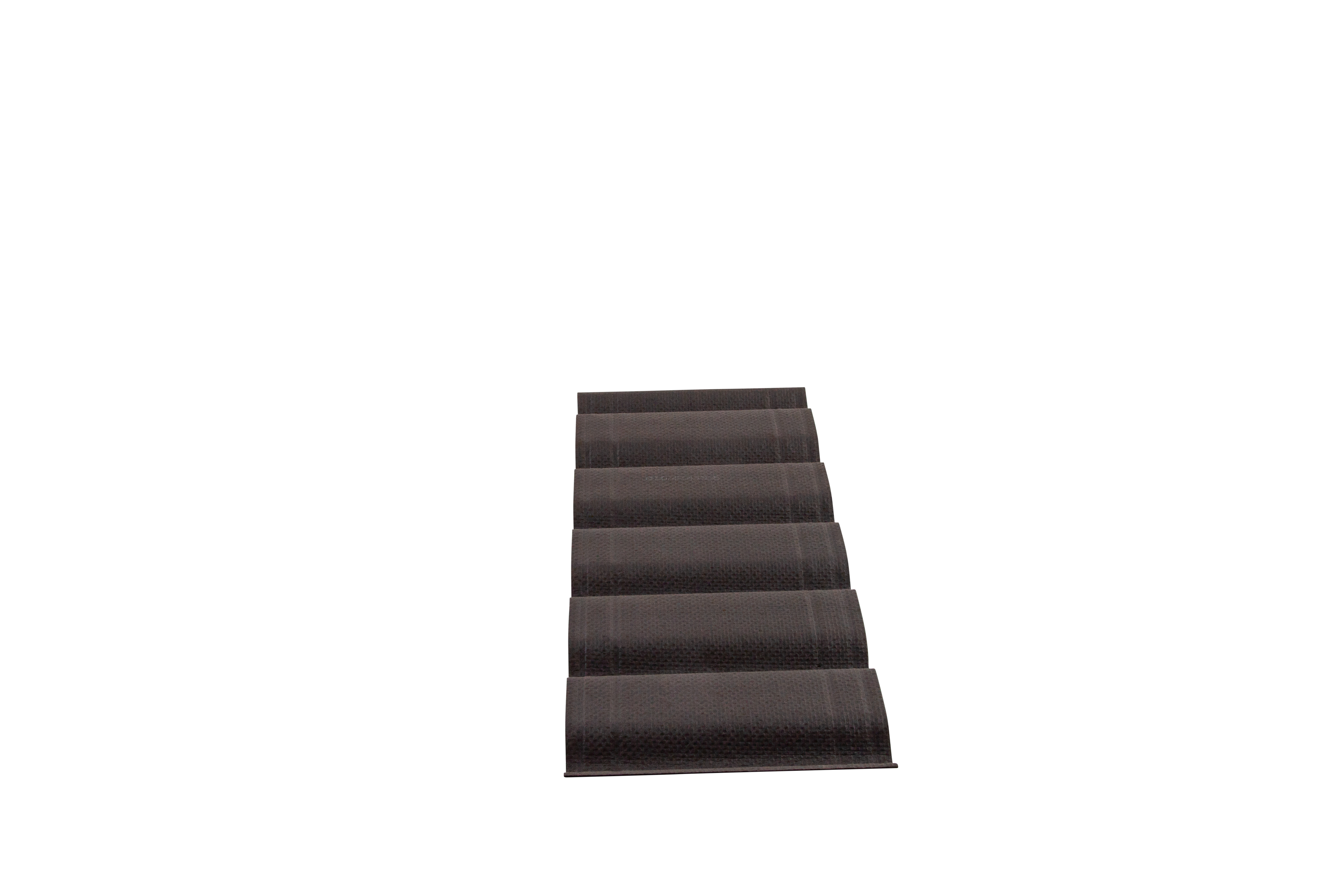 Pack de 7 tejas asfálticas onduvilla negras 1060x400 mm 7 placas