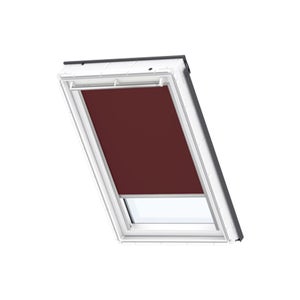 Cortina para ventana de techo Manual marrón 140x114 cm