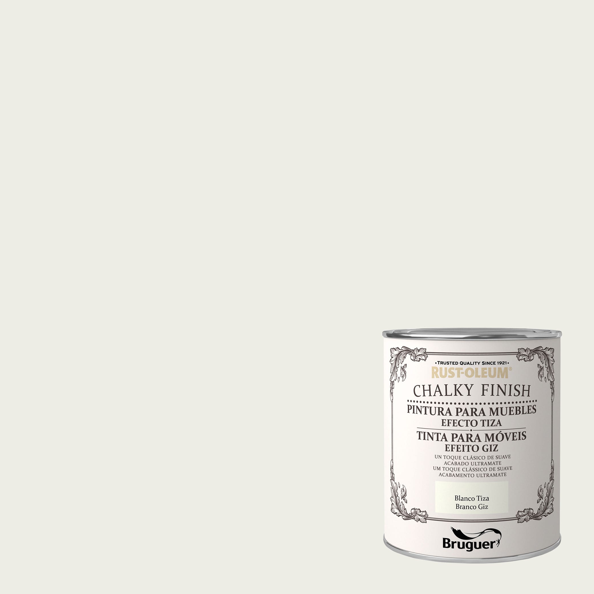 Pintura a la tiza CHALKY FINISH RUST-OLEUM exterior 750 ml blanco mate