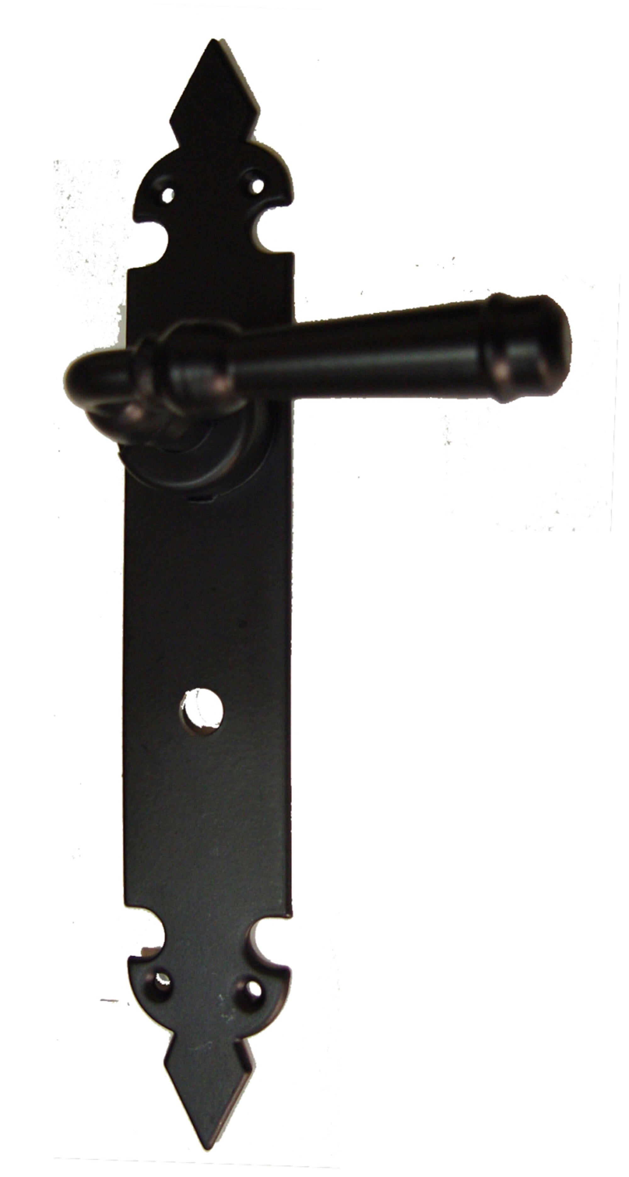 Manilla de placa de puerta bl-73173-c70 de hierro epoxi