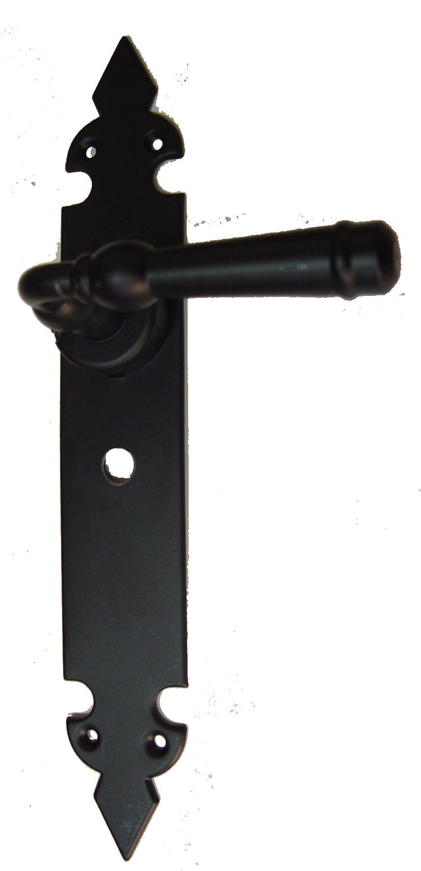 Manilla de placa de puerta bl-73173-c47 de hierro epoxi