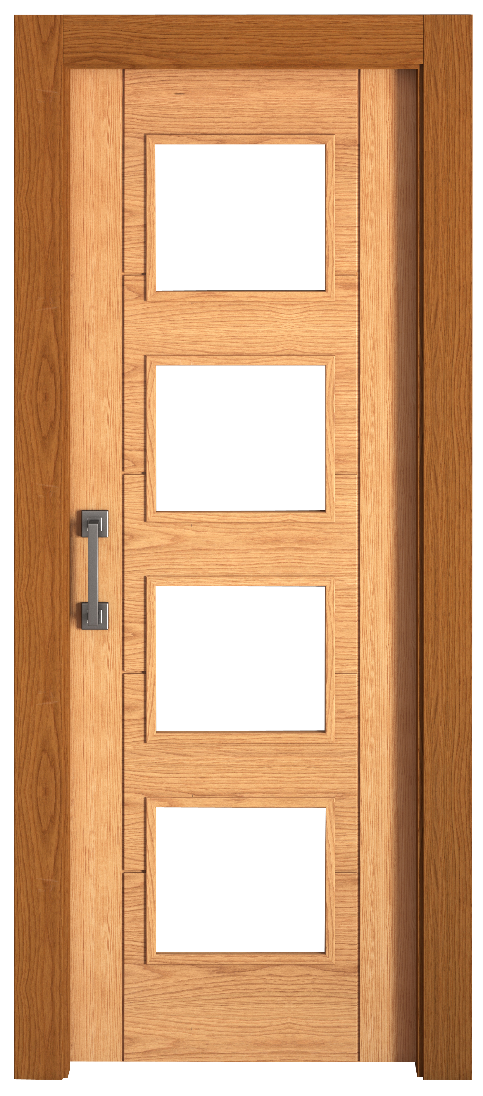 Puerta corredera con cristal noruega roble con cristal de 82.5cm de la marca Sin marca