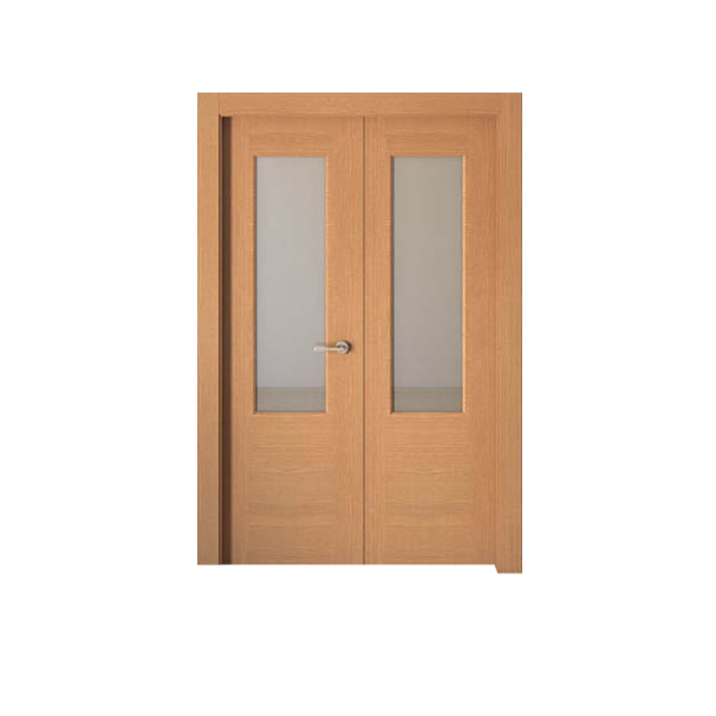 Puerta canarias haya apertura izquierda con cristal 125cm de la marca Sin marca