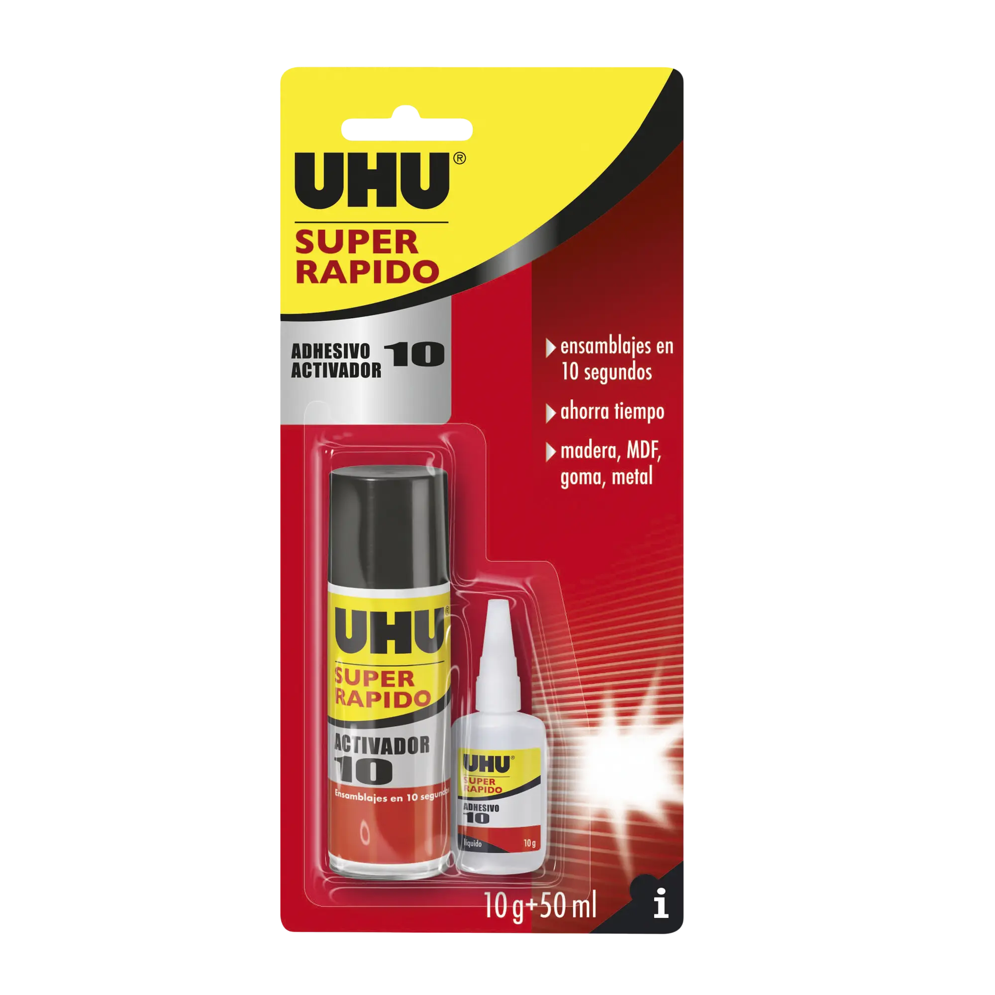 Pack adhesivo y activador Uhu