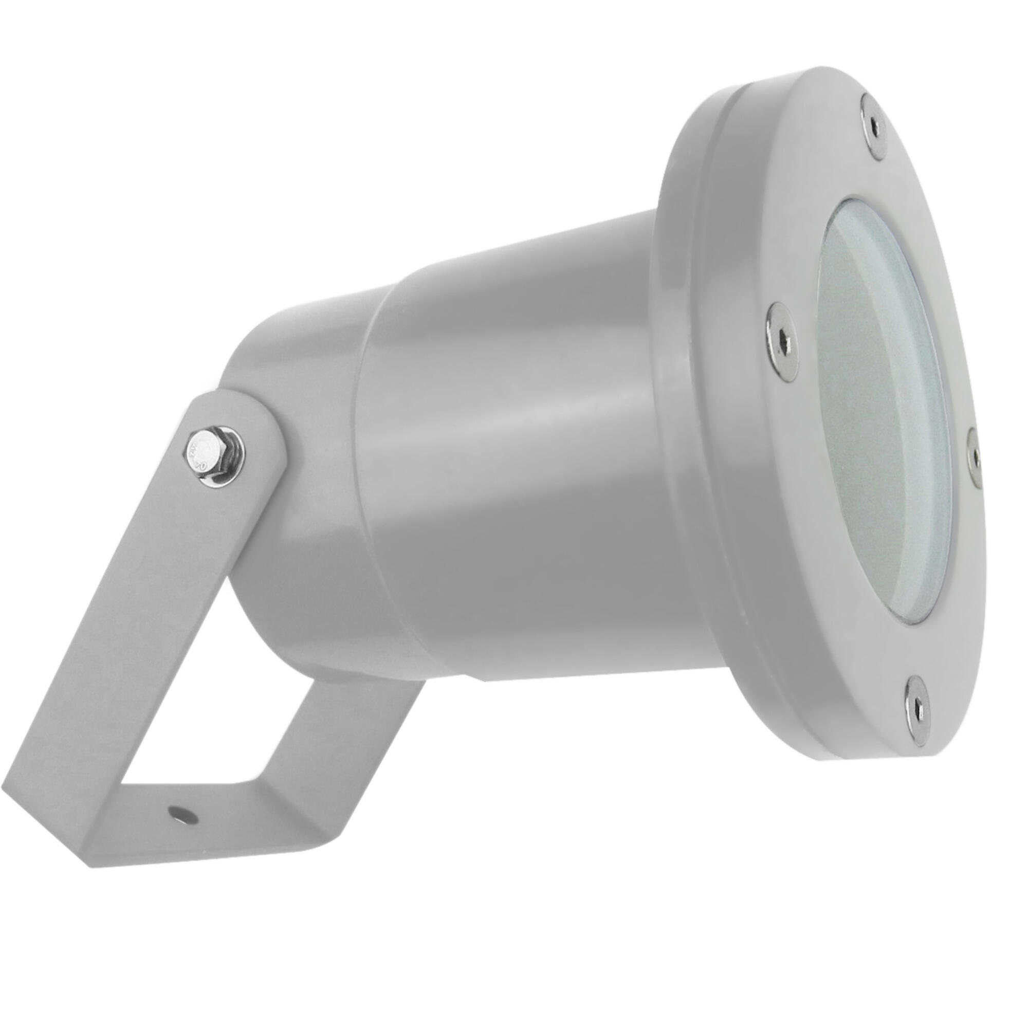 Proyector exterior led gu10 gris
