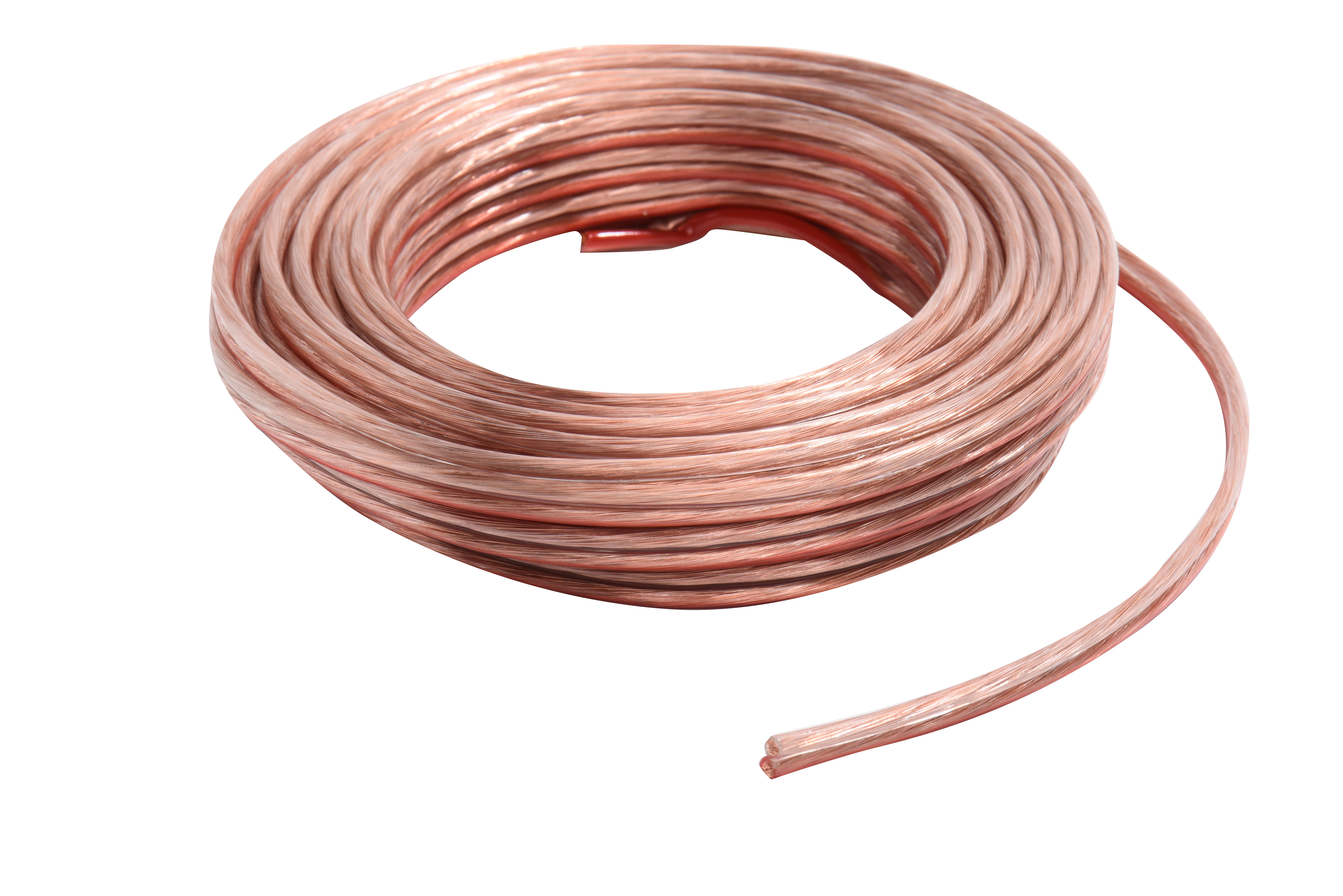 Cable de altavoces lexman transparente 2x1,5 mm² 10 m