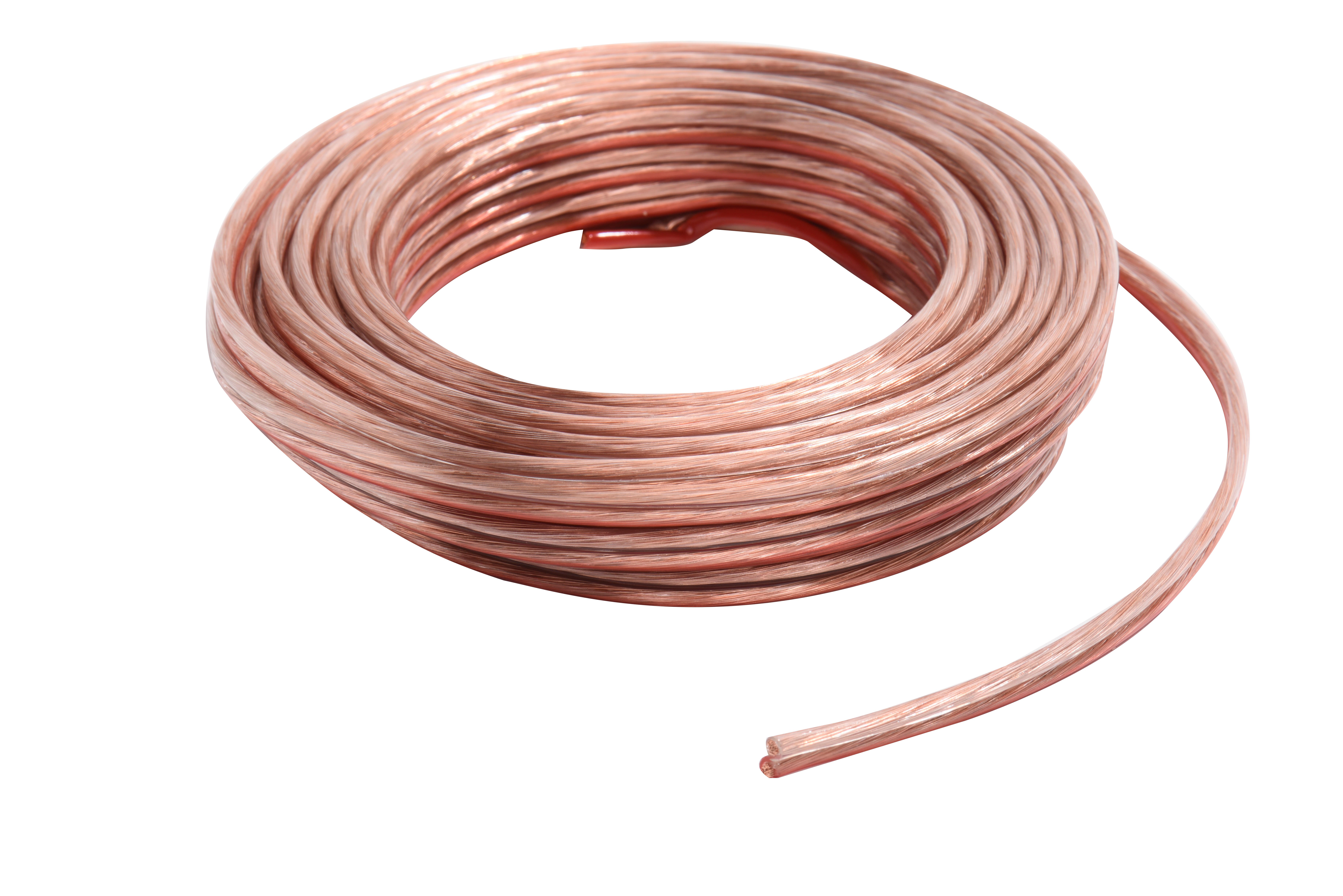 Cable de altavoces lexman transparente 2x1,5 mm² 5 m