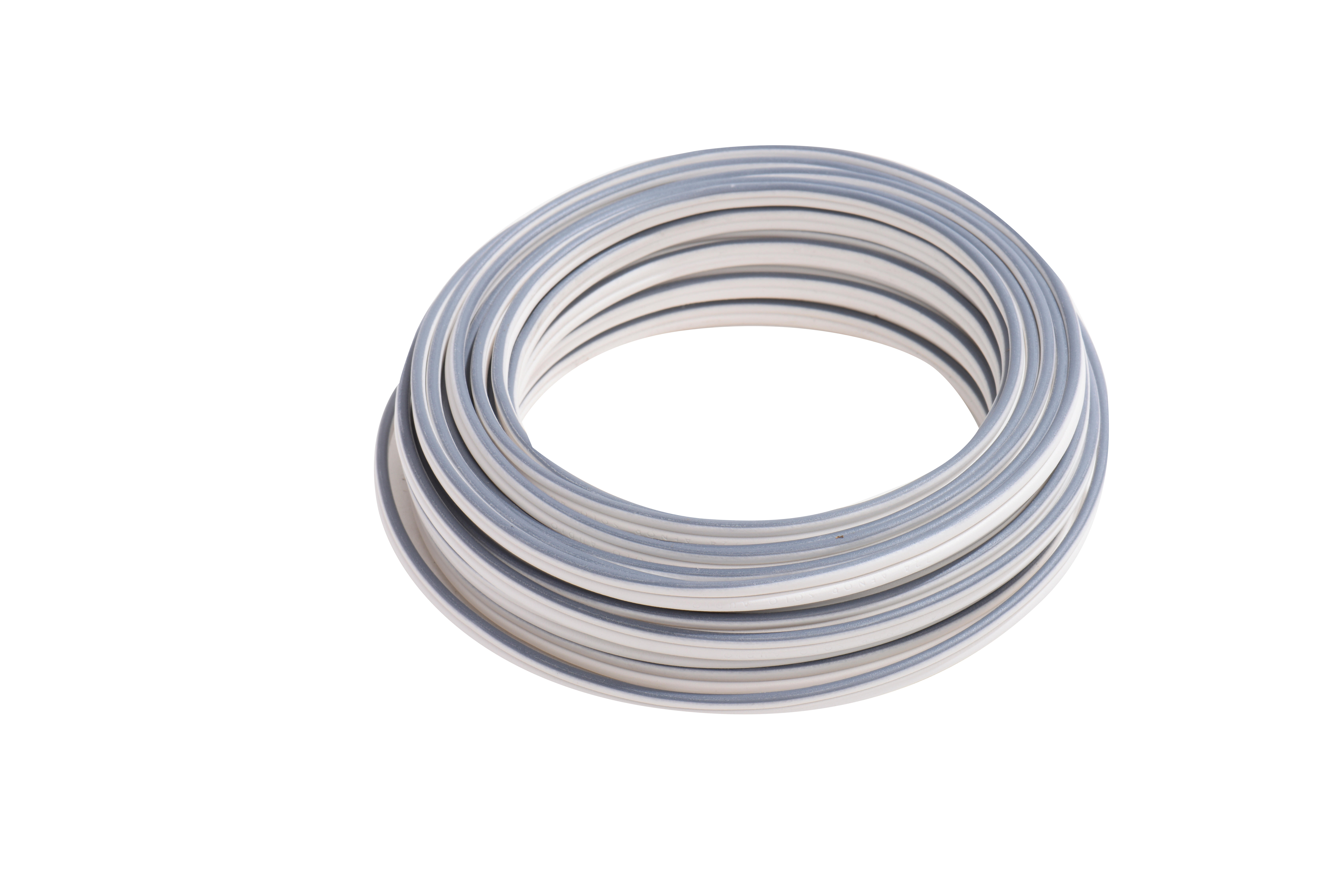 Cable de altavoces lexman blanco/gris 2x1,5 mm² 10 m