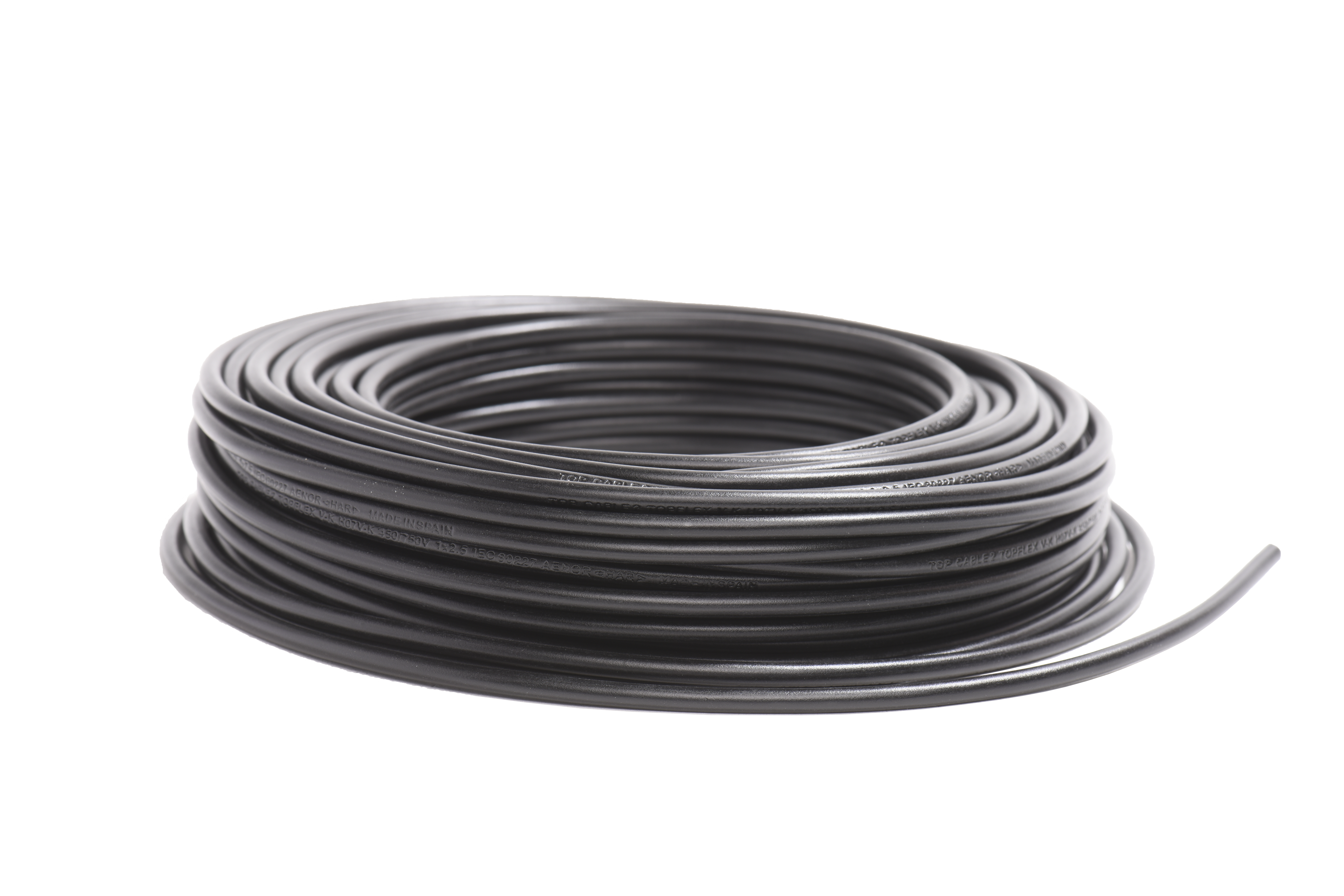 Cable lexman h07v-k negro 2,5 mm² 10 m