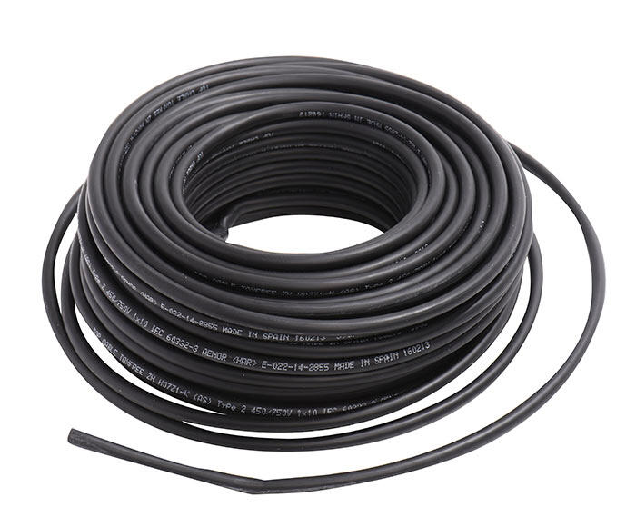 Cable lexman h07v-k negro 2,5 mm² 20 m